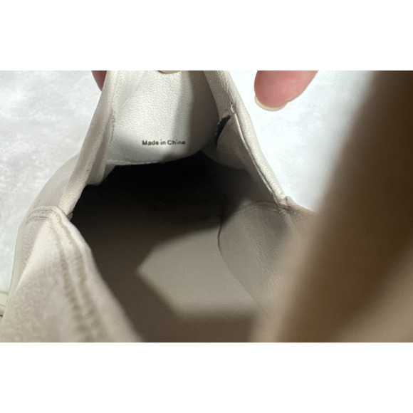 VINCE Saxon Slip On Platform Sneakers Shoes Womens Size 5.5M Bone Color - Picture 8 of 12